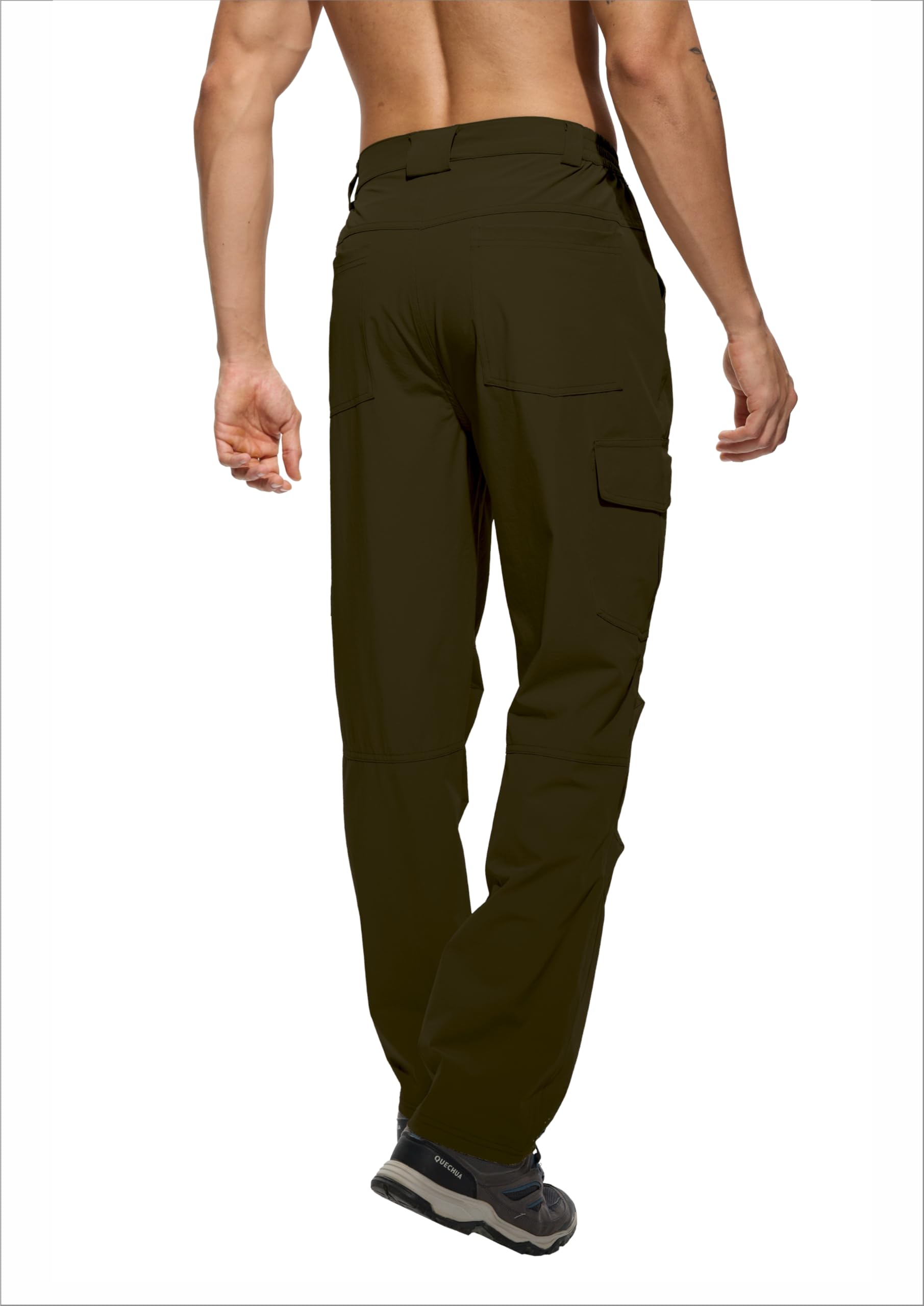 KeihTrail work pants zip pocket secures valuables while hiking.