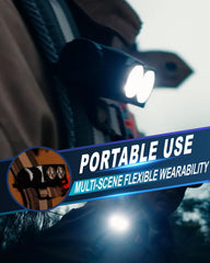 Keikuy headlamp 2-pack waterproof seal ensures performance in rain