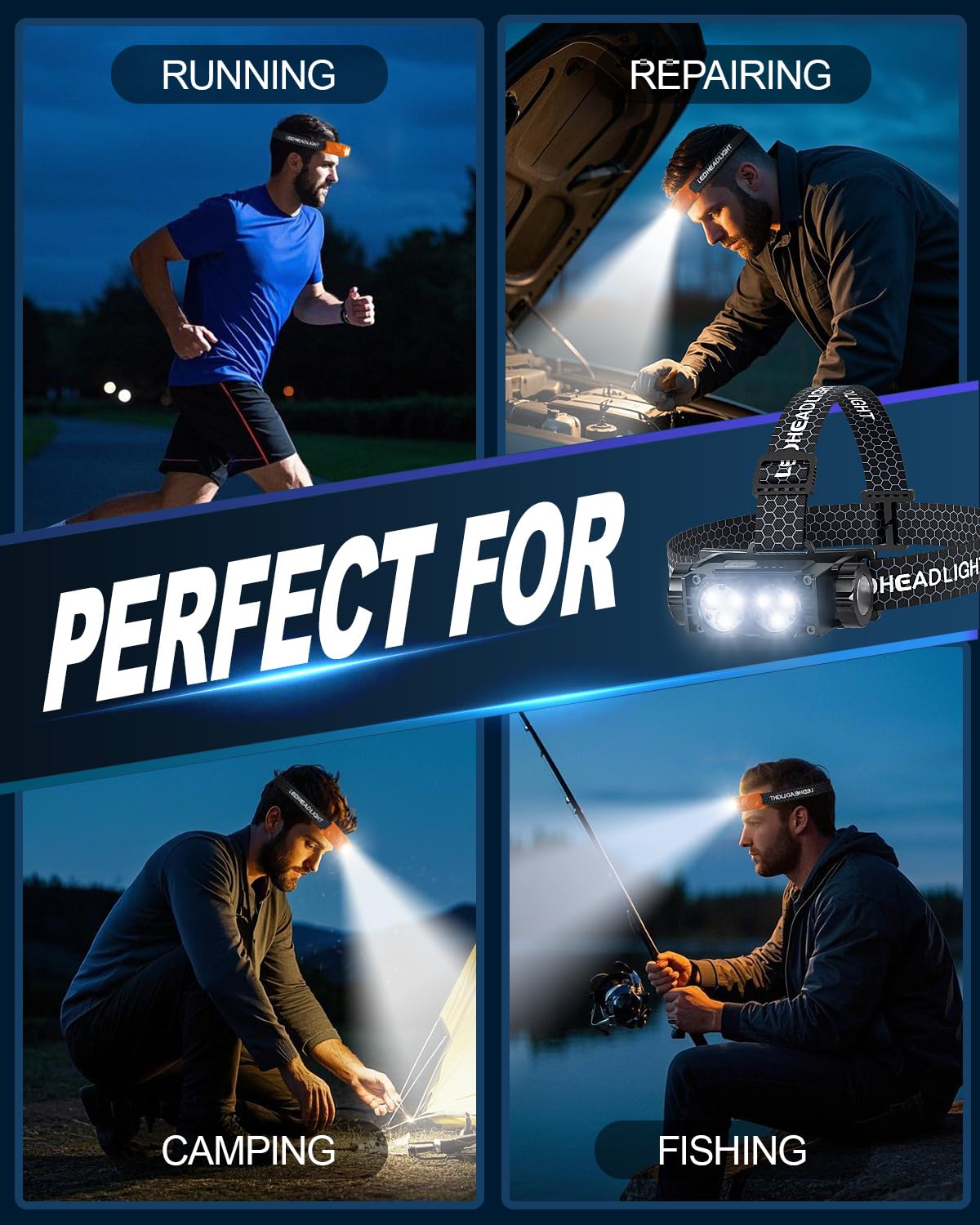 Keikuy headlamp compact packaging makes a ready gift
