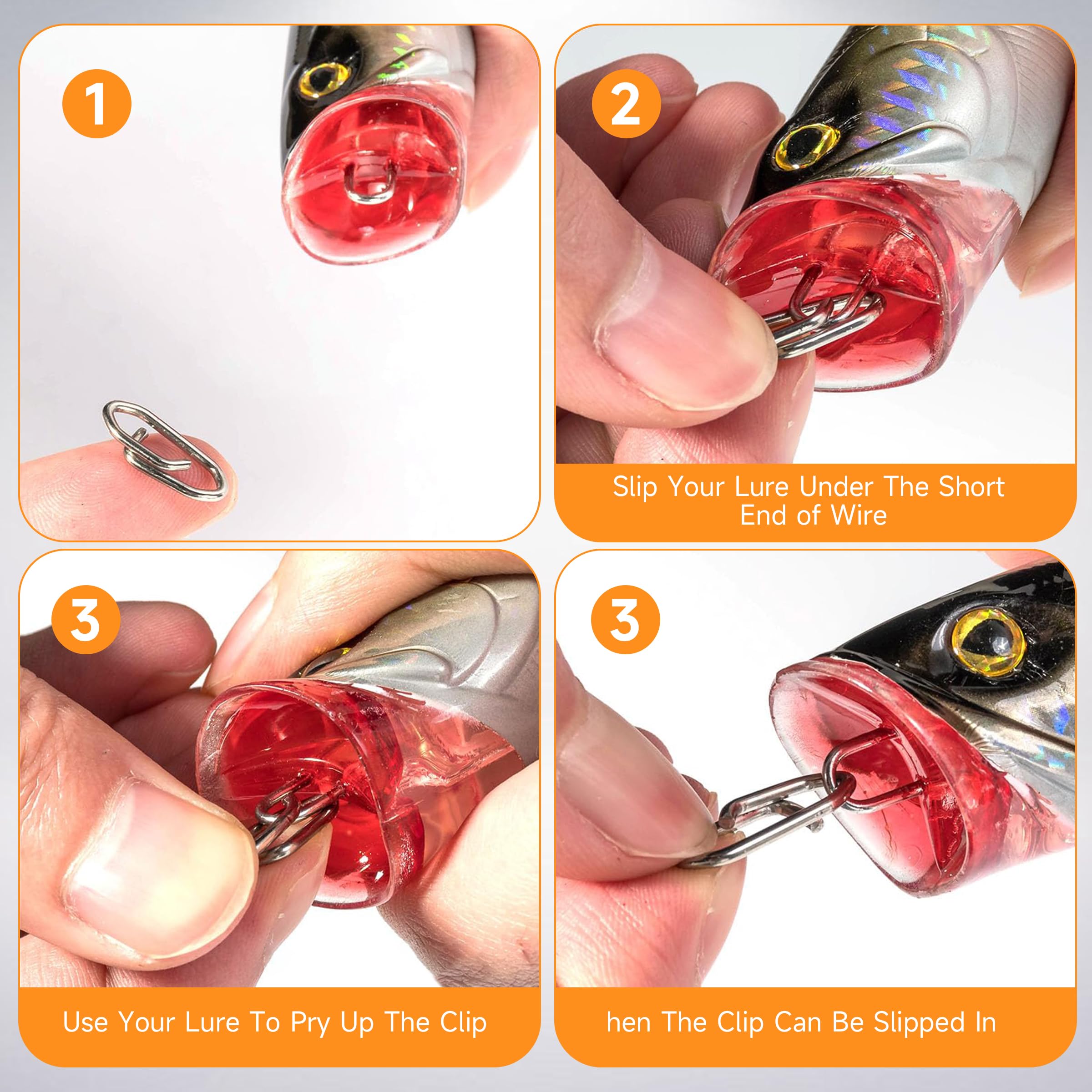 Keisnoaja large power clip handling bigger lures with secure hold