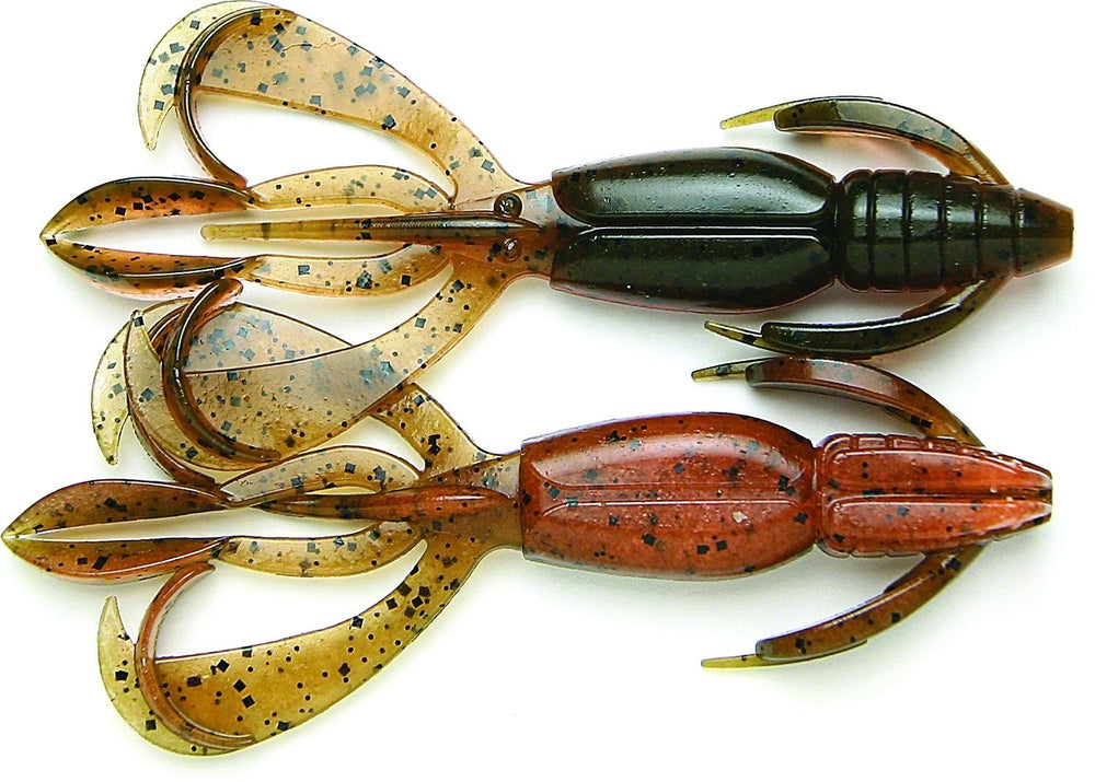 Keitech Crazy Flapper claws highlight slow fall and enticing flutter in water