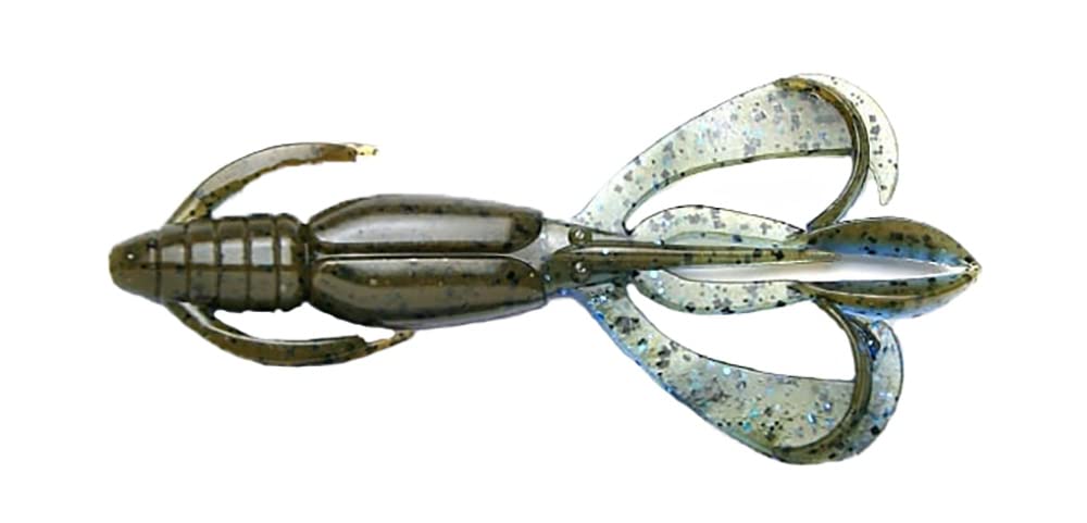 Keitech Crazy Flapper body slither shows lifelike motion for Texas rigs.