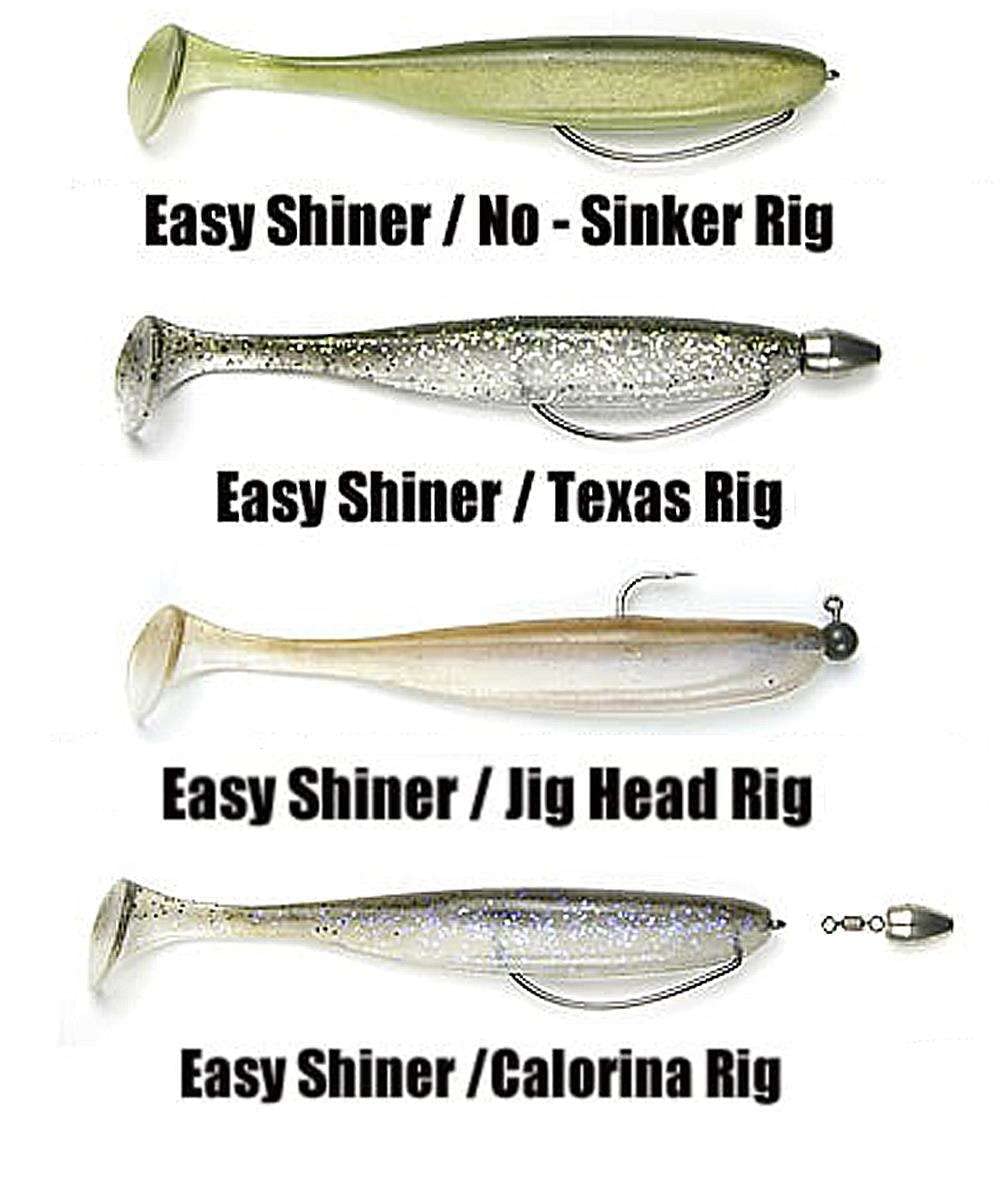 Keitech ES3-429 Easy Shiner in water during steady retrieve