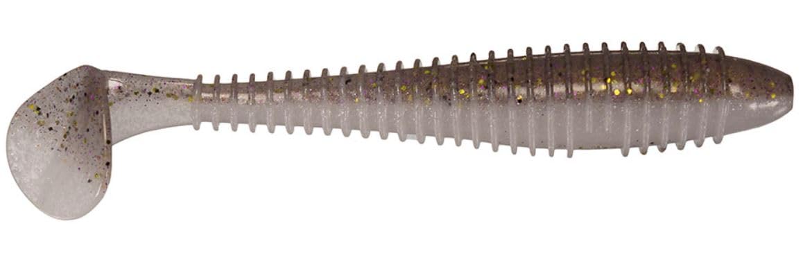Keitech Fat Swing Impact 2.8 Gizzard Shad swimbait side view showcases balanced action.