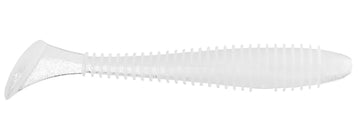 Keitech Fat Swing Impact 3.3 inch French Pearl, ideal trailer for jig heads and ChatterBait