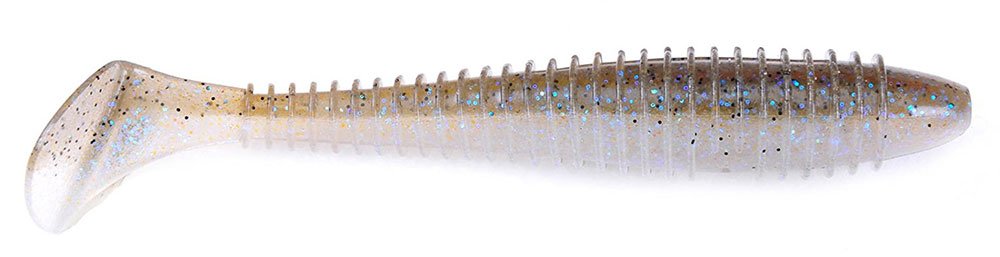 Keitech Fat Swing Impact 4.8 bait in swimming action showing natural motion