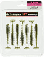 Keitech Fat Swing Impact AYU 3.3 inch side view for versatile jighead rigs