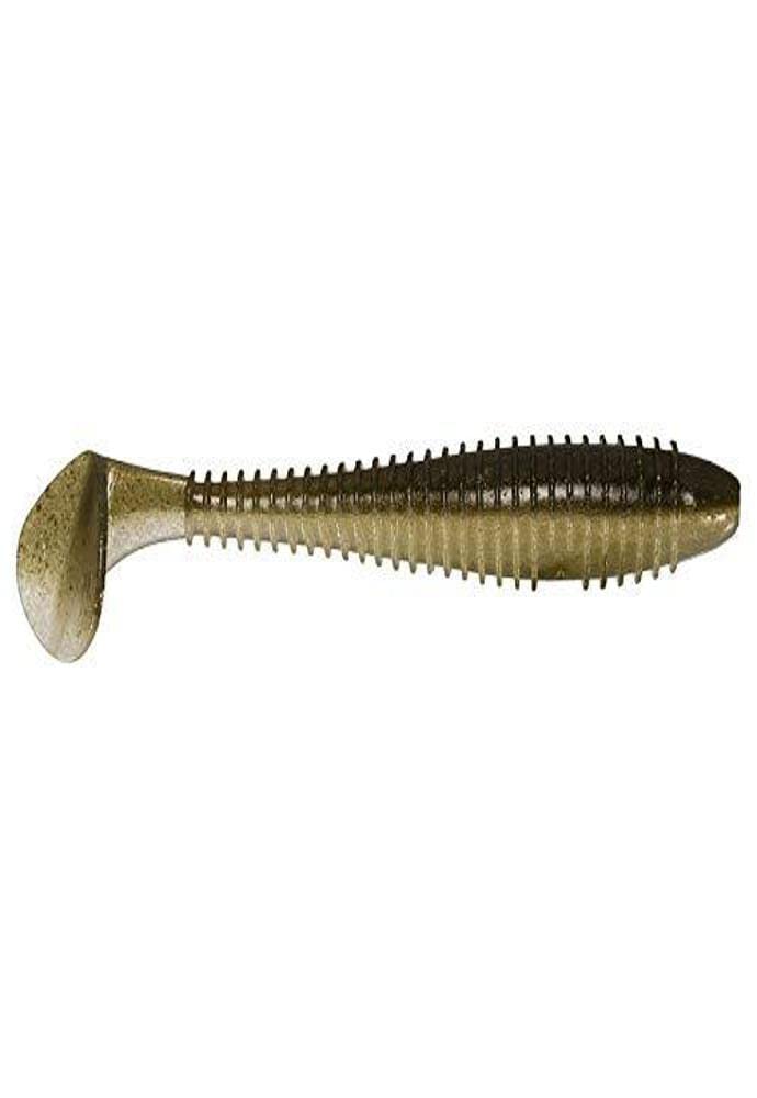 Keitech Fat Swing Impact AYU 3.8 inch swimbait, ideal for weedless Texas rig presentations
