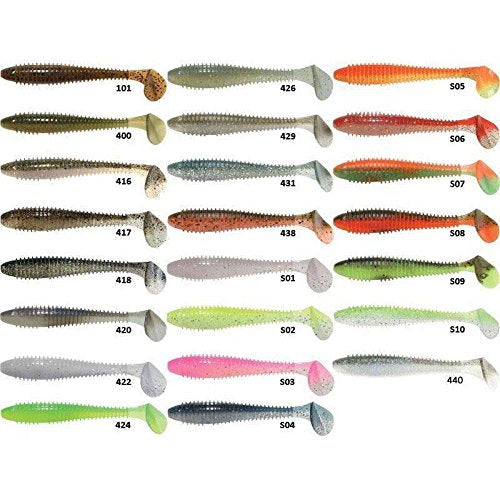 Keitech Fat Swing Impact AYU paired as a jig trailer for ChatterBaits