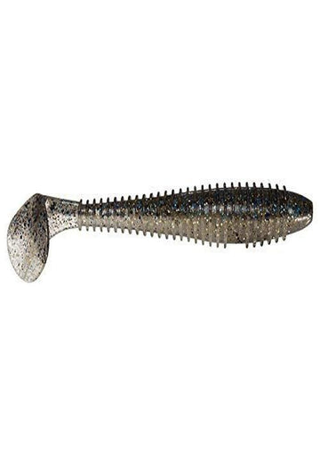 Keitech Fat Swing Impact Bluegill Flash, 6.8-inch, lifelike swimming action and enticing bites.