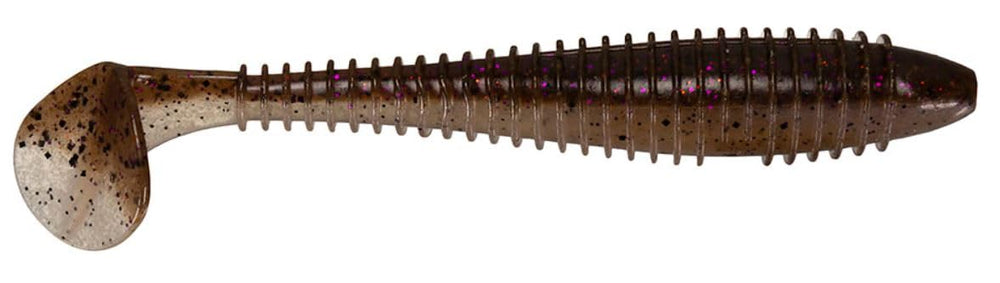 Keitech Fat Swing Impact Goby 2.8 profile view showing balanced action for smooth retrieves.