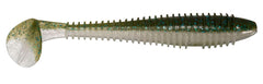Keitech Fat Swing Impact Smallmouth Magic 4.8in paddletail swimbait delivering smooth swimming action for bass