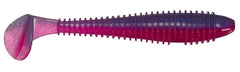 Keitech Fat Swing Impact close-up two-tone color highlights salted plastics for balance