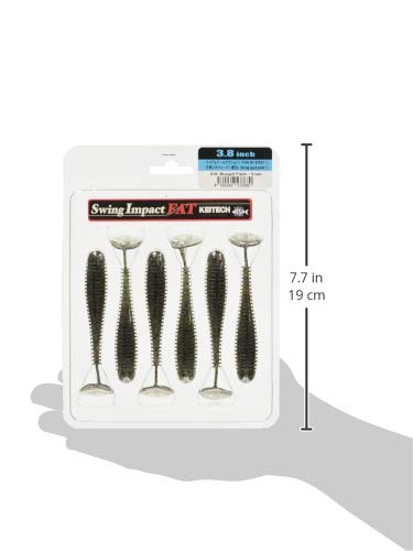Keitech Fat Swing Impact Texas rig weedless design aids fishing in cover