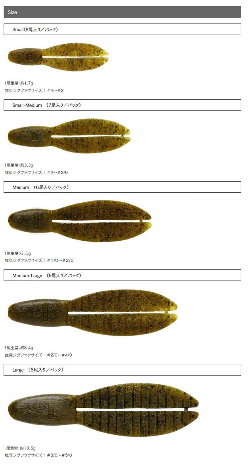 Keitech Flex Chank Medium legs in action imply strong vibration