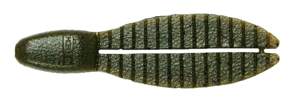 Keitech Flex Chank Medium top view shows flexible trailer action for bass