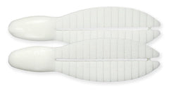 Keitech Flex Chunk Medium #009 White close-up highlights soft material