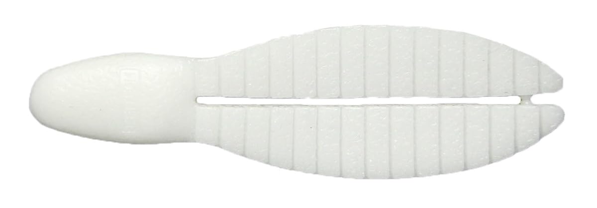 Keitech Flex Chunk Medium #009 White packaging displays a six-piece set for bass jigs