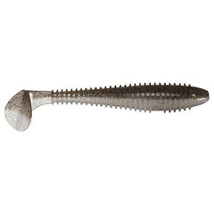 Keitech FS33440 Fat Swing Electric Shad 3.3 inch side view, versatile trailer option.