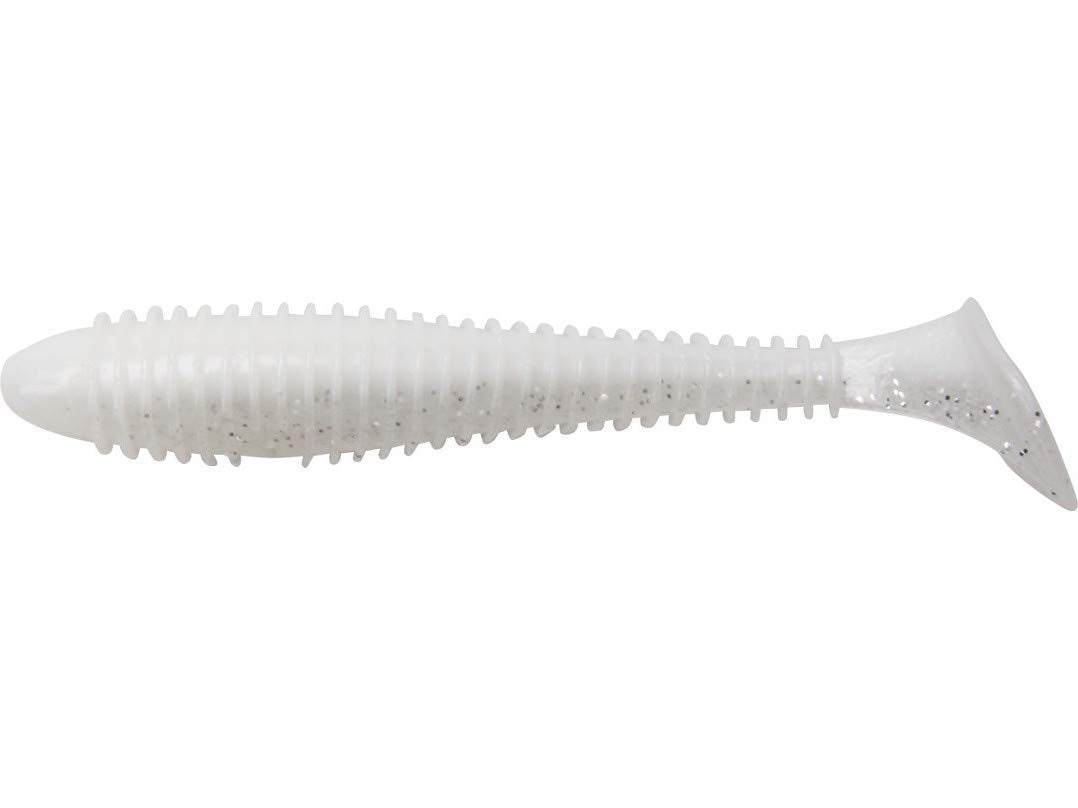 Keitech FS78422 sight flash swimbait, 6.8 inches, boosts visibility and lifelike swimming action for bass.