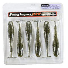 Keitech FSI43-416 Fat Swing Impact Silver Flash bait with lifelike action for bass
