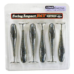 Keitech FSI43-418 Fat Swing Impact bluegill flash, ideal for bass fishing at multiple retrieves