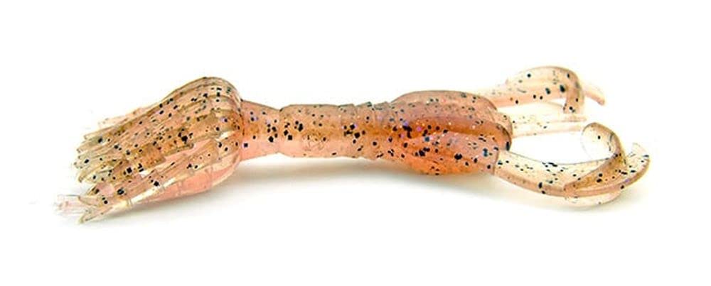 Keitech Hyper Spider 3.2 inch Electric Shrimp front view showing lifelike action for finesse fishing