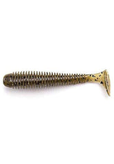 Keitech SW35101 Swing Impact Green Pumpkin 3.5-inch bait with balanced action for bass fishing