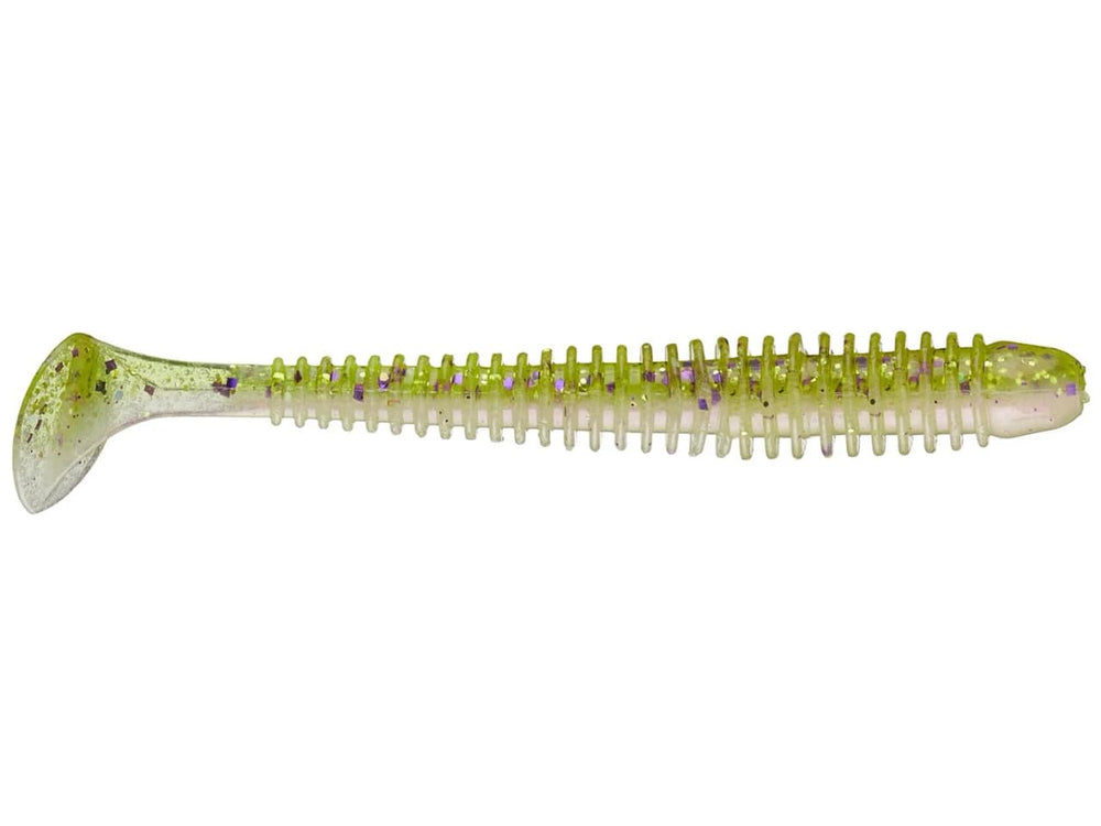 French Pearl color enhances visibility and triggers strikes under clear or stained water.