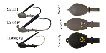 Keitech Model 1 Casting Jig Ver. 2.0 enables precise approach and rhythm.