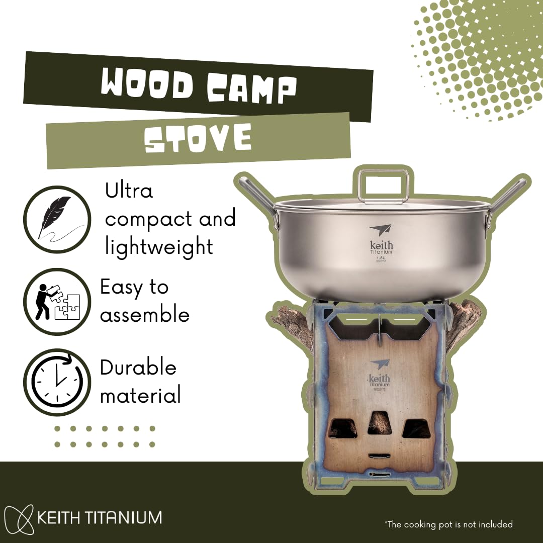 Keith Ti2201 collapsible design enables compact packing after meals outdoors