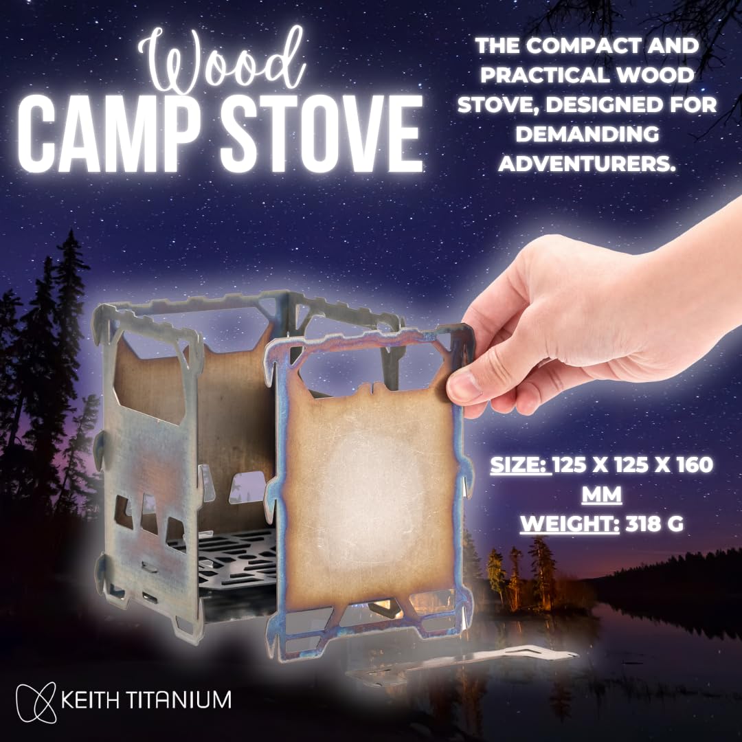 Keith Ti2201 compact dimensions fit in small packs for on the go cooking