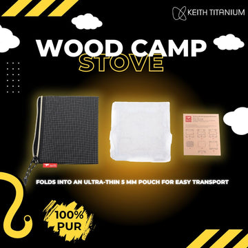 Keith Ti2201 included custom sack keeps stove protected and ready to go