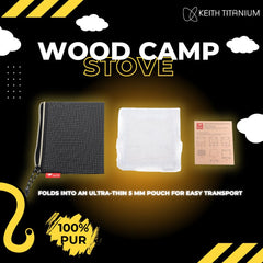 Keith Ti2201 included custom sack keeps stove protected and ready to go