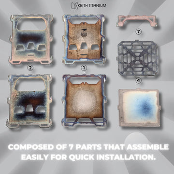 Keith Ti2201 titanium alloy body resists corrosion while staying exceptionally light