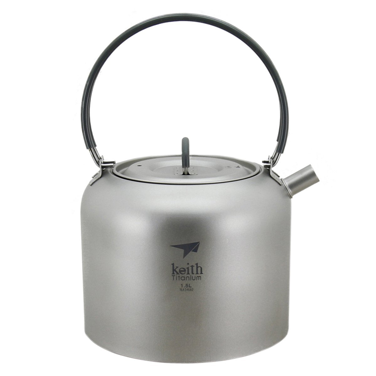 Keith Ti3907 Kettle includes mesh storage sack for organized packing.