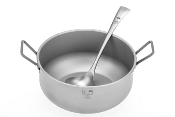 Keith Ti8706 non-reactive titanium for clean, non-tasting soups.