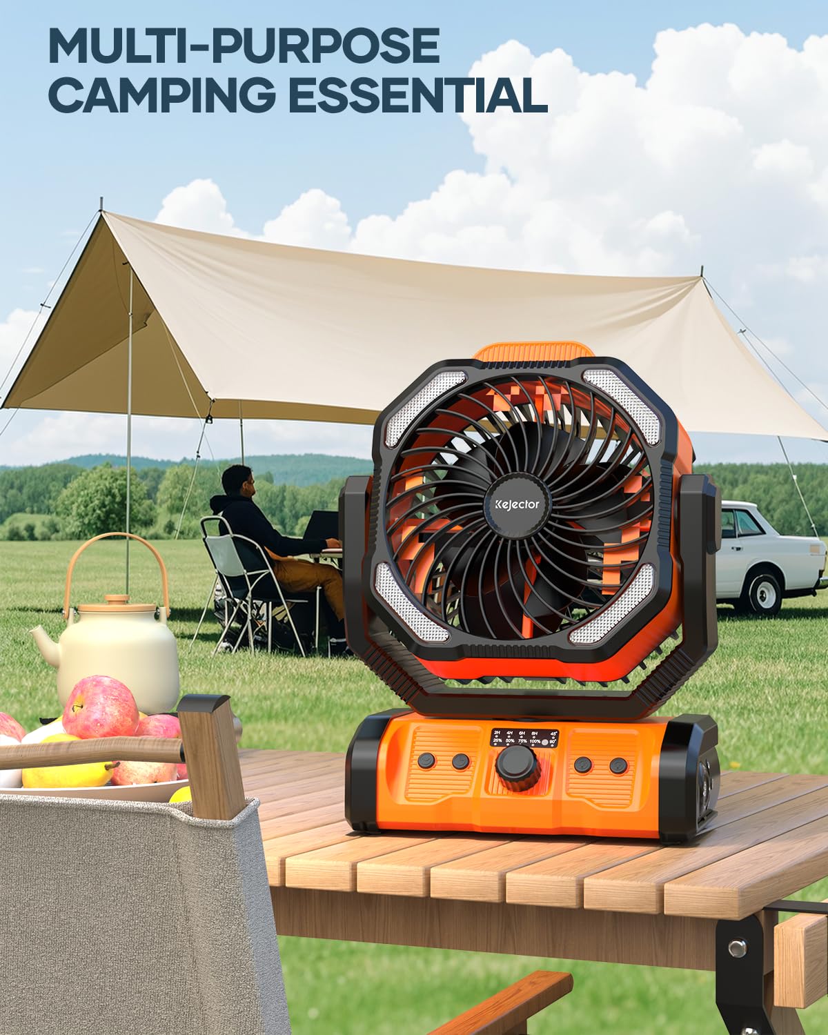 Kejector durable ABS body withstands casual drops.