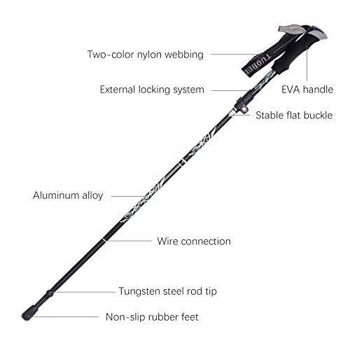 Kelendle tungsten steel tip delivers reliable traction on rocky trails.