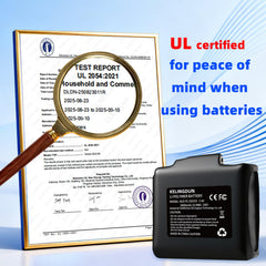 Kelingdun Li-Polymer cell with UL/FCC certification for safety.
