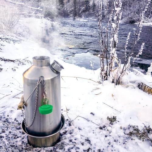 Outdoors scene emphasizing emergency preparedness with Kelly Kettle Base Camp 54oz