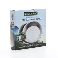 Kelly Kettle Camping Plates used as bowls for soups or snacks around a campfire.