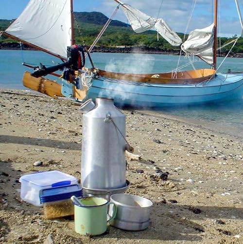 Kelly Kettle uses natural fuels like sticks for eco-friendly cooking.