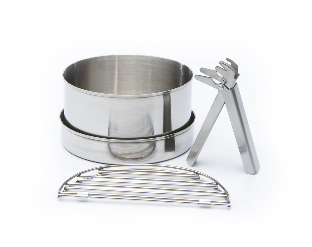 Kelly Kettle Small Cook Set pot 16 oz, ideal for compact camp cooking.