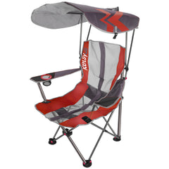 Kelsyus Original Canopy Chair setup shows convertible shelter for outdoor seating
