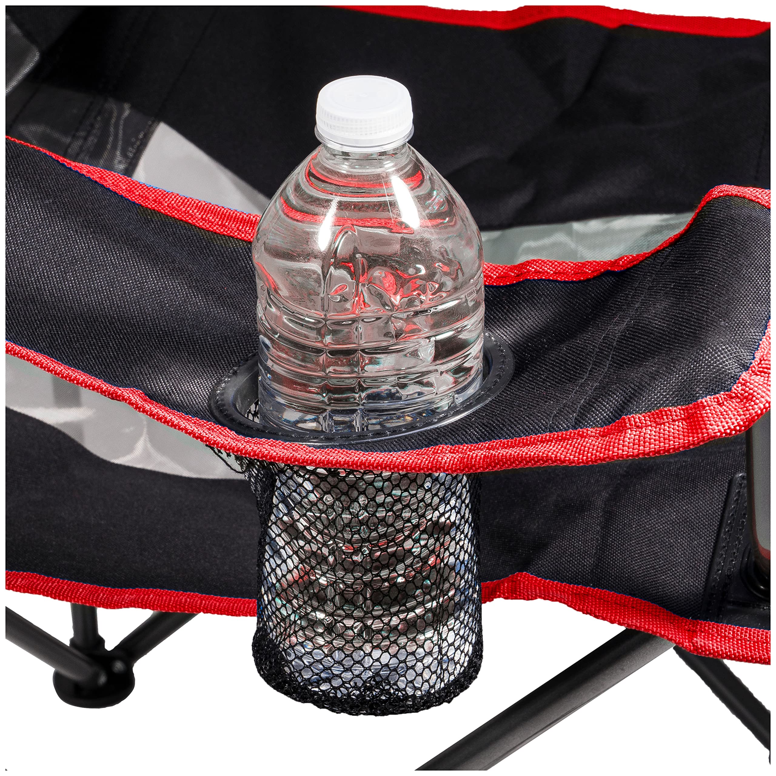 Kelsyus Original Canopy Chair shoulder strap enables hands-free transport