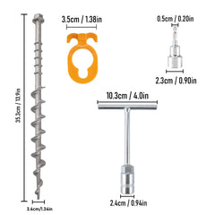 Keltrion aluminum ground anchors offer rust-free durability for outdoor anchors.
