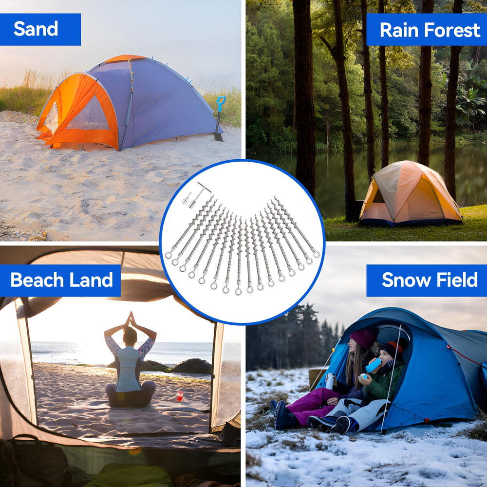 Keltrion multi-application anchors kit for tents and sheds