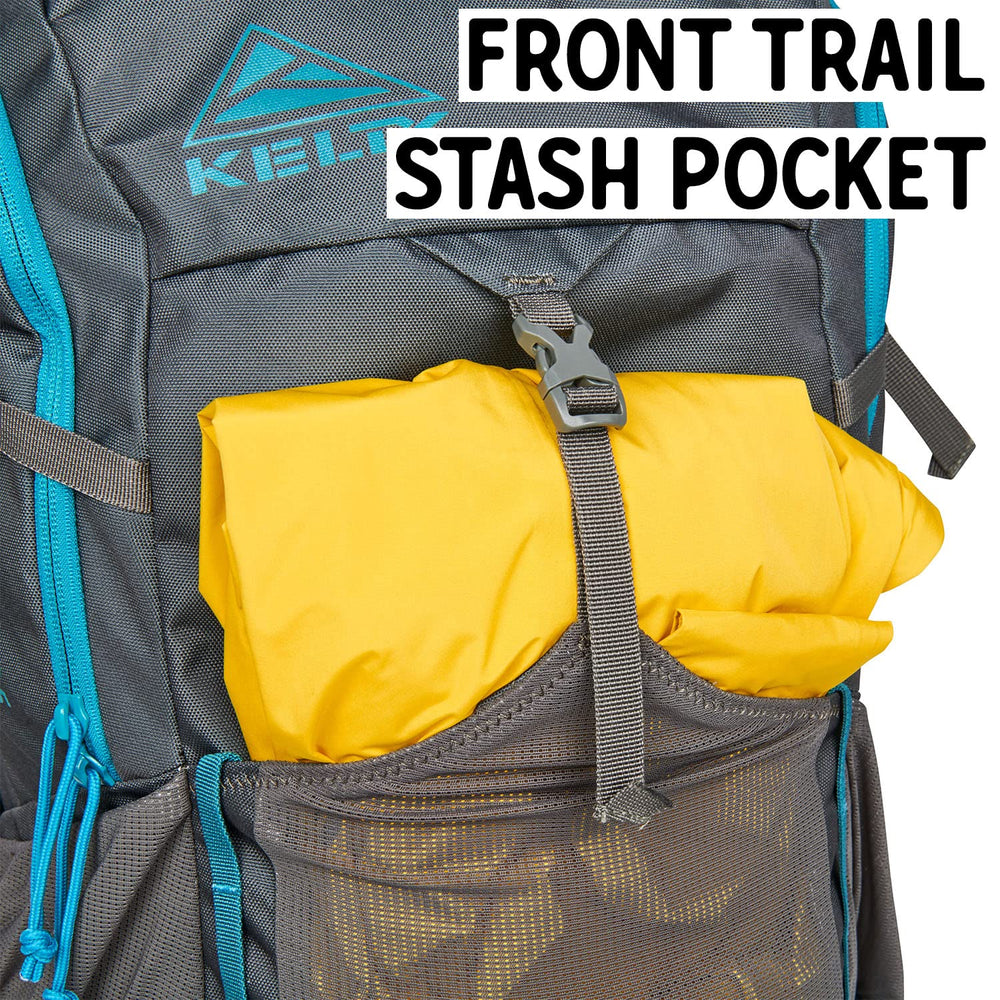 Kelty Asher 35L capacity highlights ultralight design for day trips.