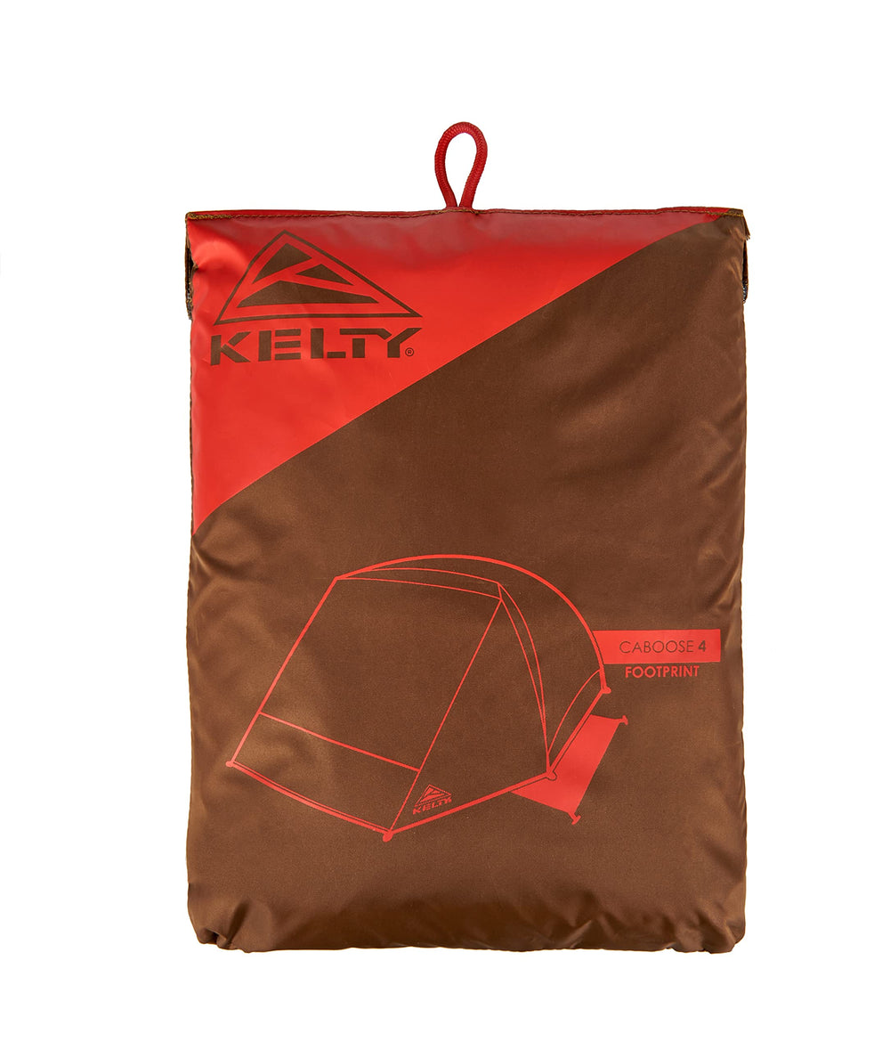 Kelty Caboose 4P footprint under the tent for added floor protection and longevity.